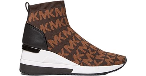 michael kors skylar uhr|Skyler Logo Stretch Knit Sock Sneaker .